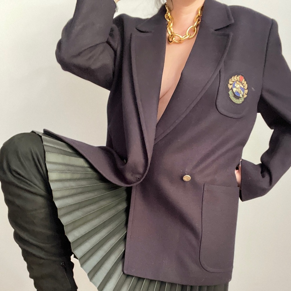 SOLD Burberrys of London 1970s Equestrian Jacket - Picture 8 of 14